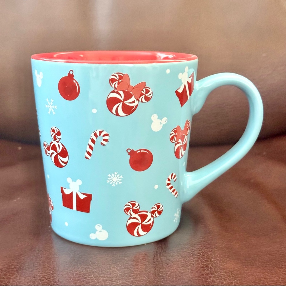 Disney Mickey and Minnie Pepermint Ceramic Christmas Mug